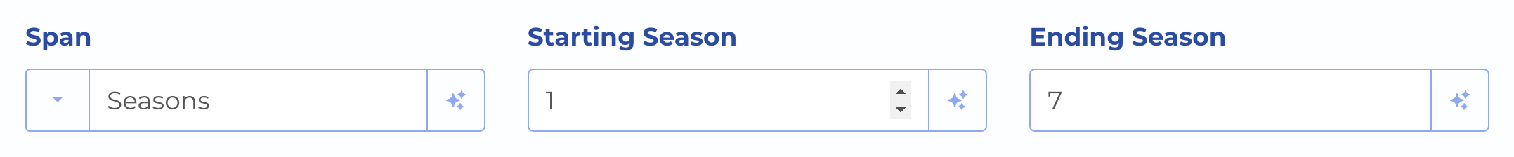 Arc Form Span Seasons