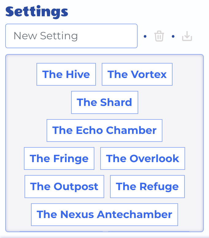 Tile View - Setting Chip Tray